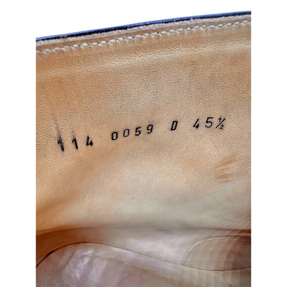 NOS Vintage GUCCI Balmoral Dress Moc Toe Leather Men's Boots - Picture 13 of 16